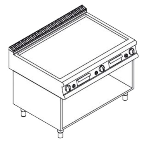 APACH LFTE129CLOS Поверхности жарочные и сковороды