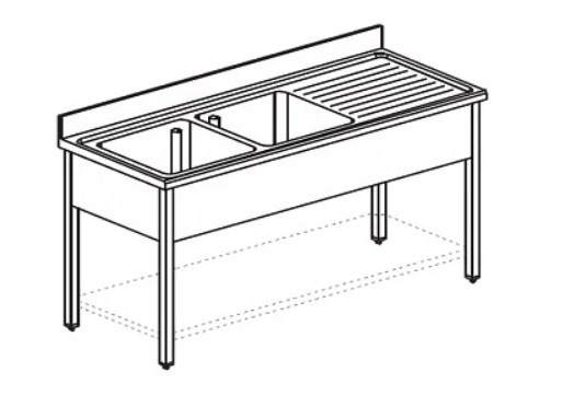 APACH L2S156-54RW Ванны моечные и рукомойники