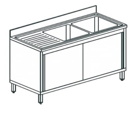 APACH L2S166-54LWSD Ванны моечные